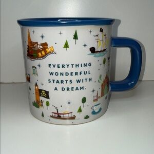 Disney Walt Disney world 50th anniversary Blue and White Ceramic Mug by Hallmark